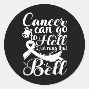 Dieses Mädchen Got, die Bell Chemo Grad Brust C zu Runder Aufkleber