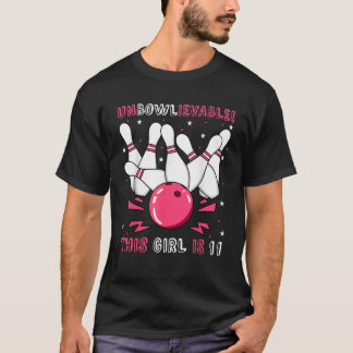 Dieses Mädchen ist 11 Geburtstag Bowling Par T-Shirt