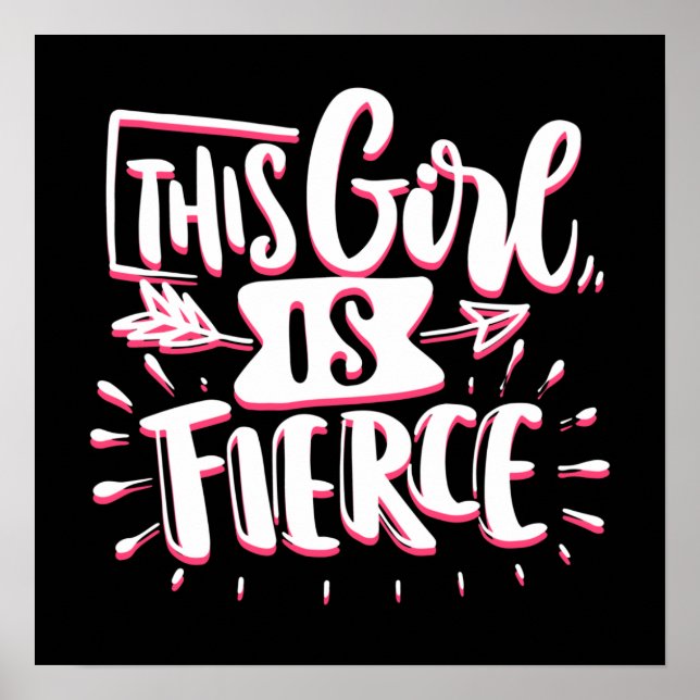 Dieses Mädchen ist die Ermächtigung des Mädchen du Poster (Vorne)