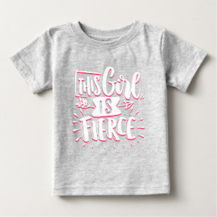 Dieses Mädchen ist ein starkes Mädchen Empowerment Baby T-shirt
