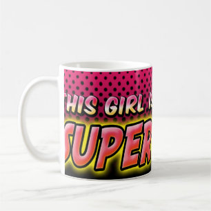 Dieses Mädchen ist ein Superwoman Tasse