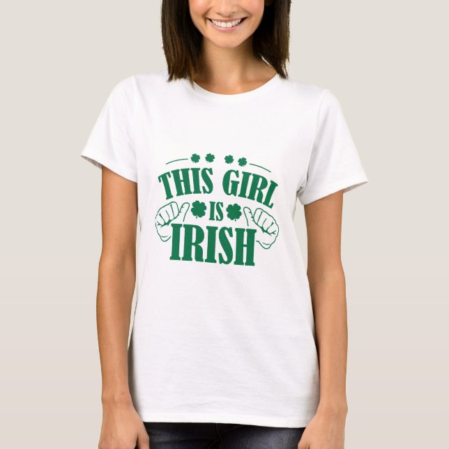 Dieses Mädchen ist irisch T-Shirt (Vorderseite)