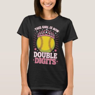 Dieses Mädchen ist jetzt 10 Double Digits Softll C T-Shirt
