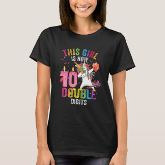 Dieses Mädchen ist jetzt 10 zweistellig Geschenk 1 T-Shirt