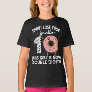 Dieses Mädchen ist jetzt zweistellig Shirt 10. Geb