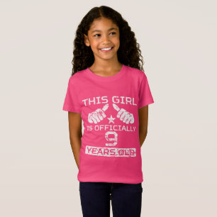 Dieses Mädchen ist offiziell 9 Jahre alt T-Shirt