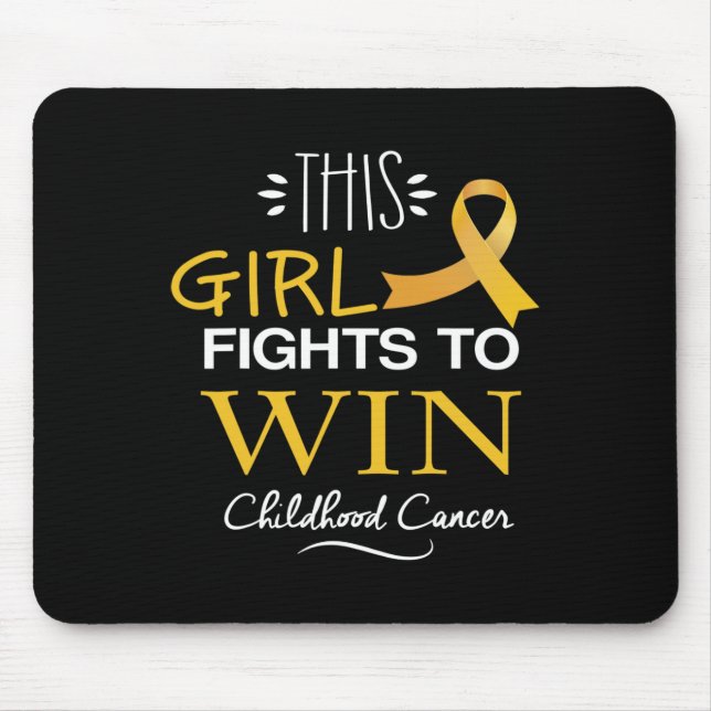 Dieses Mädchen kämpft um das Bewusstsein für Krebs Mousepad (Vorne)