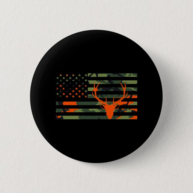 Dieses Mädchen kann lebenswichtig jagen Button (Vorderseite)