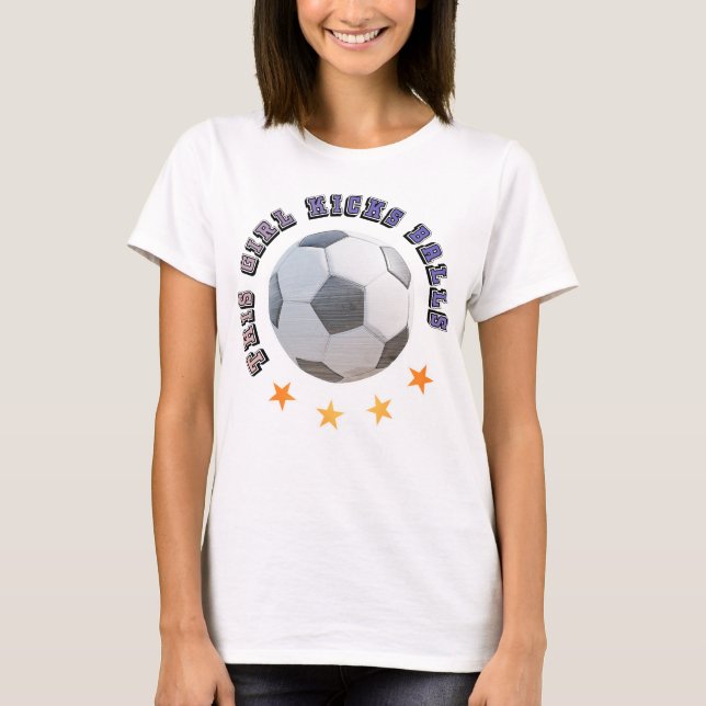 Dieses Mädchen kicks Balls T-Shirt (Vorderseite)