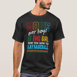 Dieses Mädchen lasse dir, wie man Baseball Funny s T-Shirt