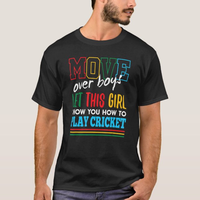 Dieses Mädchen lasse dir, wie man Cricket Funny C  T-Shirt (Vorderseite)