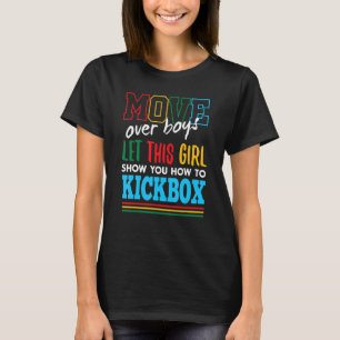 Dieses Mädchen lasse dir, wie man Kickbox Funny Ki T-Shirt