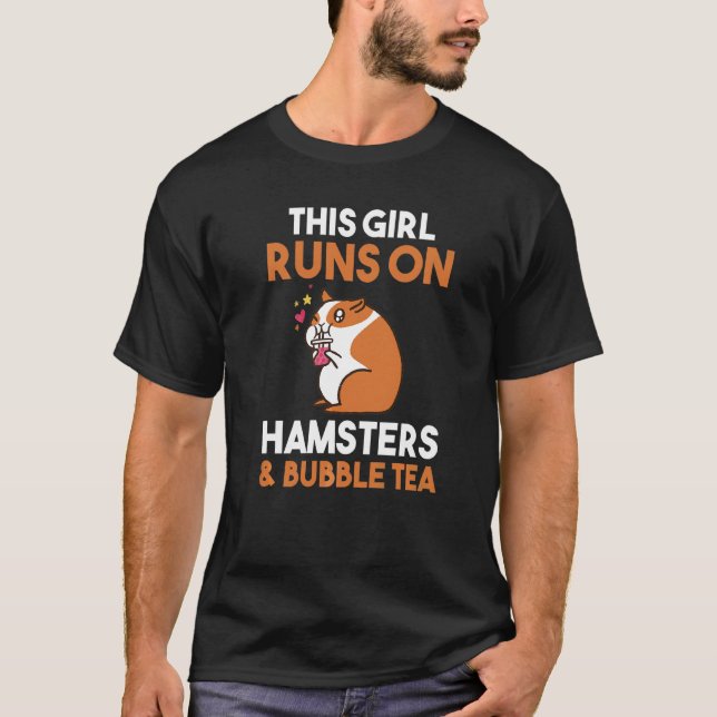 Dieses Mädchen läuft auf Bubble Tee und Hamstern (Vorderseite)