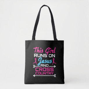 Dieses Mädchen läuft auf Jesus und Cross Country N
