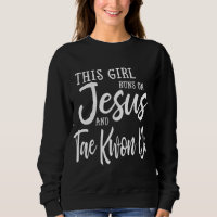 Dieses Mädchen läuft auf Jesus und Taekwondo Chris