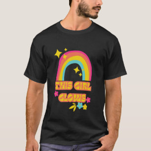 Dieses Mädchen leuchtet für Kinder Tie Dye Helle F T-Shirt