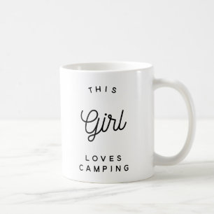 Dieses Mädchen-Liebe-Camping - Campings-Tassen Tasse