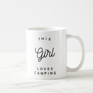 Dieses Mädchen-Liebe-Camping - Campings-Tassen Tasse