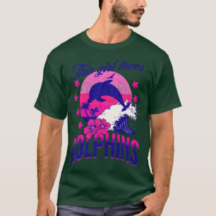 Dieses Mädchen Liebe Delfine nur ein Mädchen, die  T-Shirt