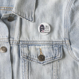 Dieses Mädchen Liebe Halloween Button