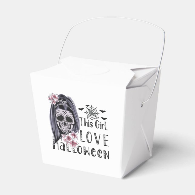 Dieses Mädchen Liebe Halloween Geschenkschachtel (Vorderseite)