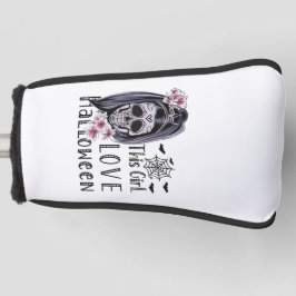 Dieses Mädchen Liebe Halloween Golf Headcover