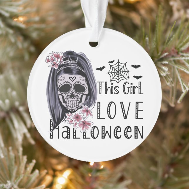 Dieses Mädchen Liebe Halloween Ornament (Baum)