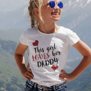 Dieses Mädchen LIEBE ihr Papa T-Shirt
