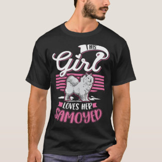 Dieses Mädchen Liebe ihr Samoyed Girl Samoyed 1 T-Shirt