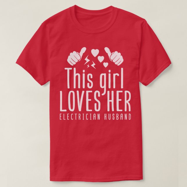 Dieses Mädchen Liebe ihren elektrischen Hus T-Shirt (Design vorne)