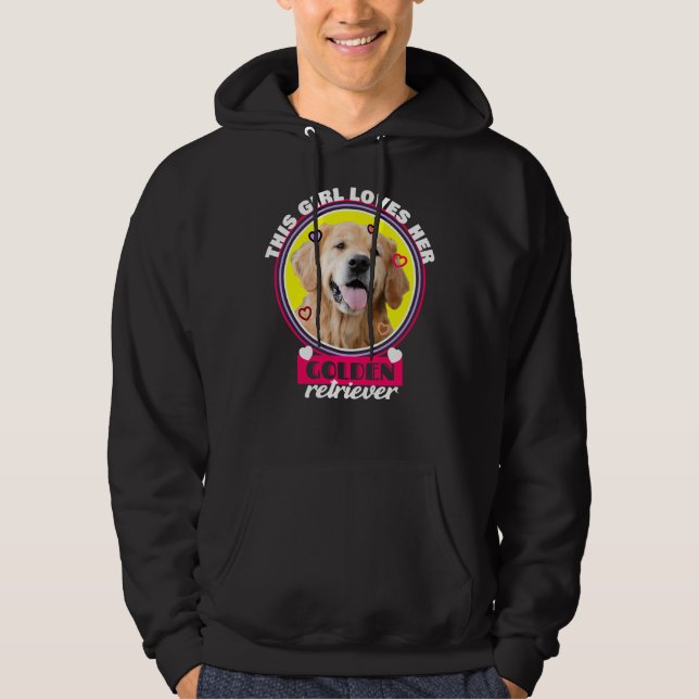 Dieses Mädchen Liebe ihren goldenen Retriever Hoodie (Vorderseite)