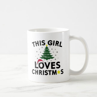 Dieses Mädchen-Liebe-Weihnachten Tasse