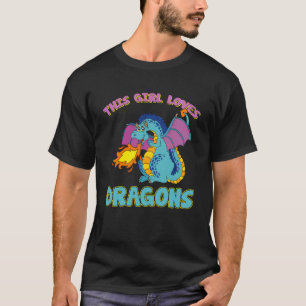 Dieses Mädchen Lieben Drachen Drachen Kleidung Spa T-Shirt