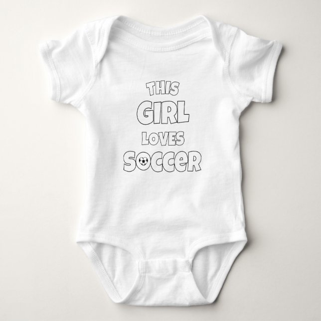 Dieses Mädchen Lieben Fußball T-Shirt (Vorderseite)