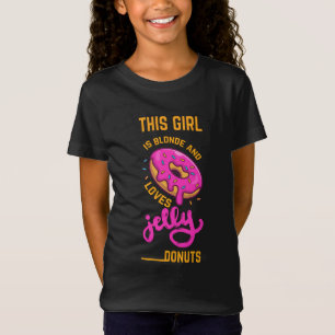 Dieses Mädchen Lieben Gelee Donuts Kinder Shirt