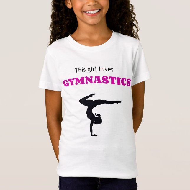 Dieses Mädchen Lieben Gymnastik T - Shirt (Vorderseite)