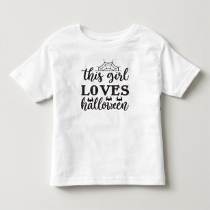 Dieses Mädchen Lieben halloween Kleinkind T-shirt