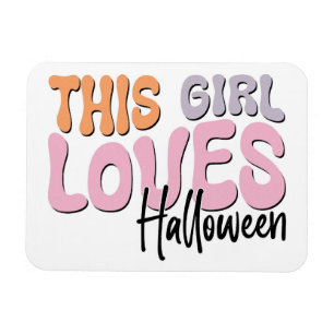 Dieses Mädchen Lieben Halloween Magnet