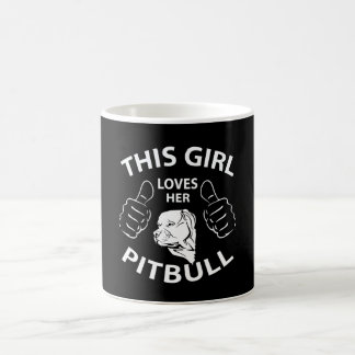"Dieses Mädchen Lieben ihr pitbull " Tasse
