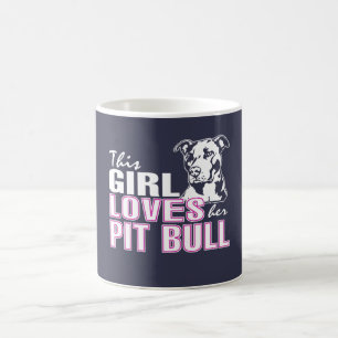 Dieses Mädchen-Lieben ihre GRUBE BULL Tasse
