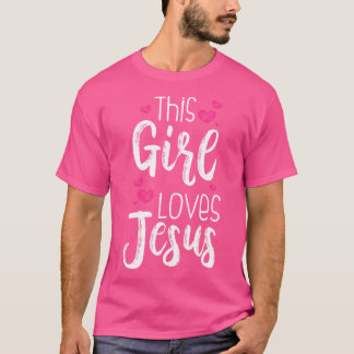 Dieses Mädchen Lieben Jesus geben Christlichen Tee