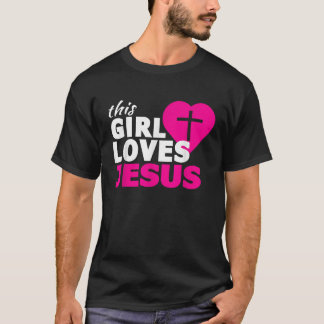 Dieses Mädchen Lieben Jesus Glaube basiert Christl T-Shirt