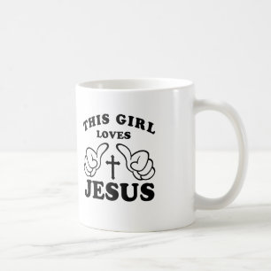 DIESES MÄDCHEN-LIEBEN JESUS KAFFEETASSE