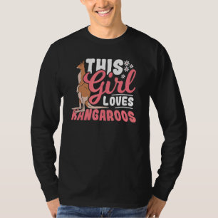 Dieses Mädchen Lieben Kangaroos Australien Kangaro T-Shirt