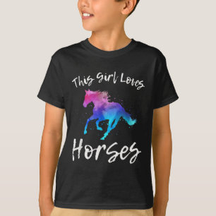 Dieses Mädchen Lieben Pferde Funny Reittier Quot T-Shirt