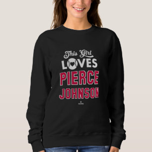 Dieses Mädchen Lieben Pierce Johnson Atlanta Baseb Sweatshirt