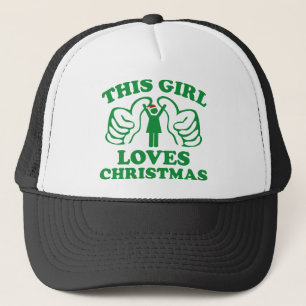 Dieses Mädchen Lieben Weihnachten Truckerkappe