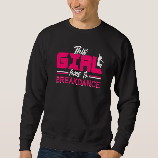 Dieses Mädchen Lieben zum Frühstück 2 Sweatshirt (Vorderseite)
