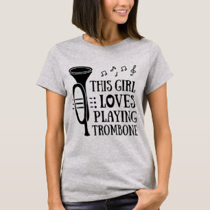 Dieses Mädchen-Liebhaber, die Trombone - T-Shirt