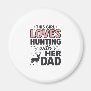 Dieses Mädchen liebt die Jagd mit ihrem Vater Vint Magnet